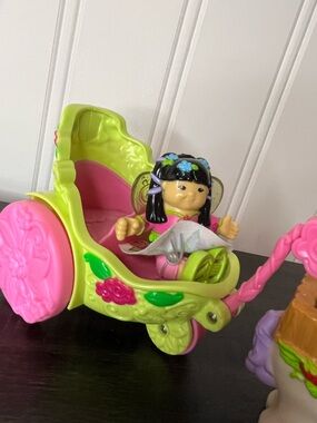 Little people fairy, carriage and horse